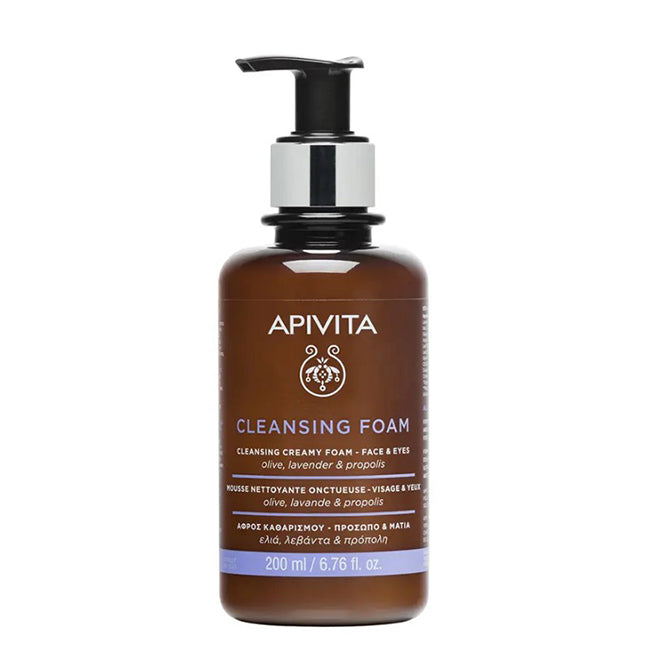 Apivita Espuma de Limpeza Rosto e Olhos 200ml