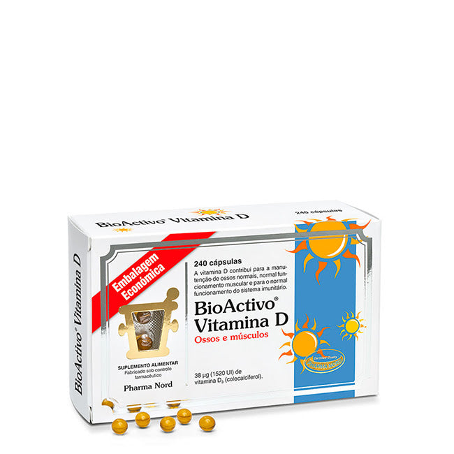 BioActivo Vitamina D Cápsulas x240