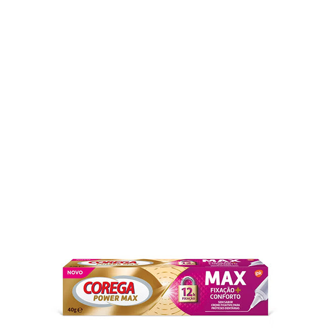 Corega Power Max Creme de Fixação e Conforto 40g