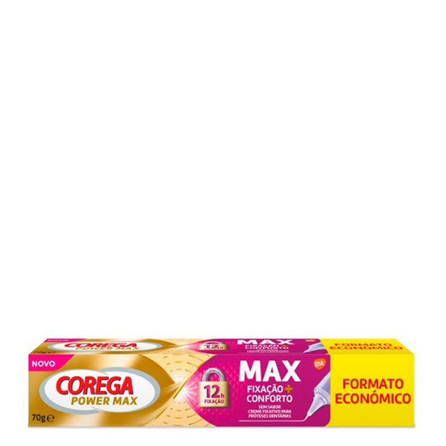 Corega Power Max Creme de Fixação e Conforto 70g