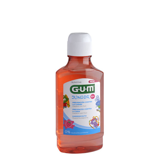 GUM Junior Colutório Morango 300ml