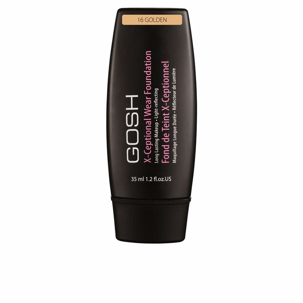 Gosh X-Ceptional Wear Base de Longa Duração Cor 16 Golden 35ml