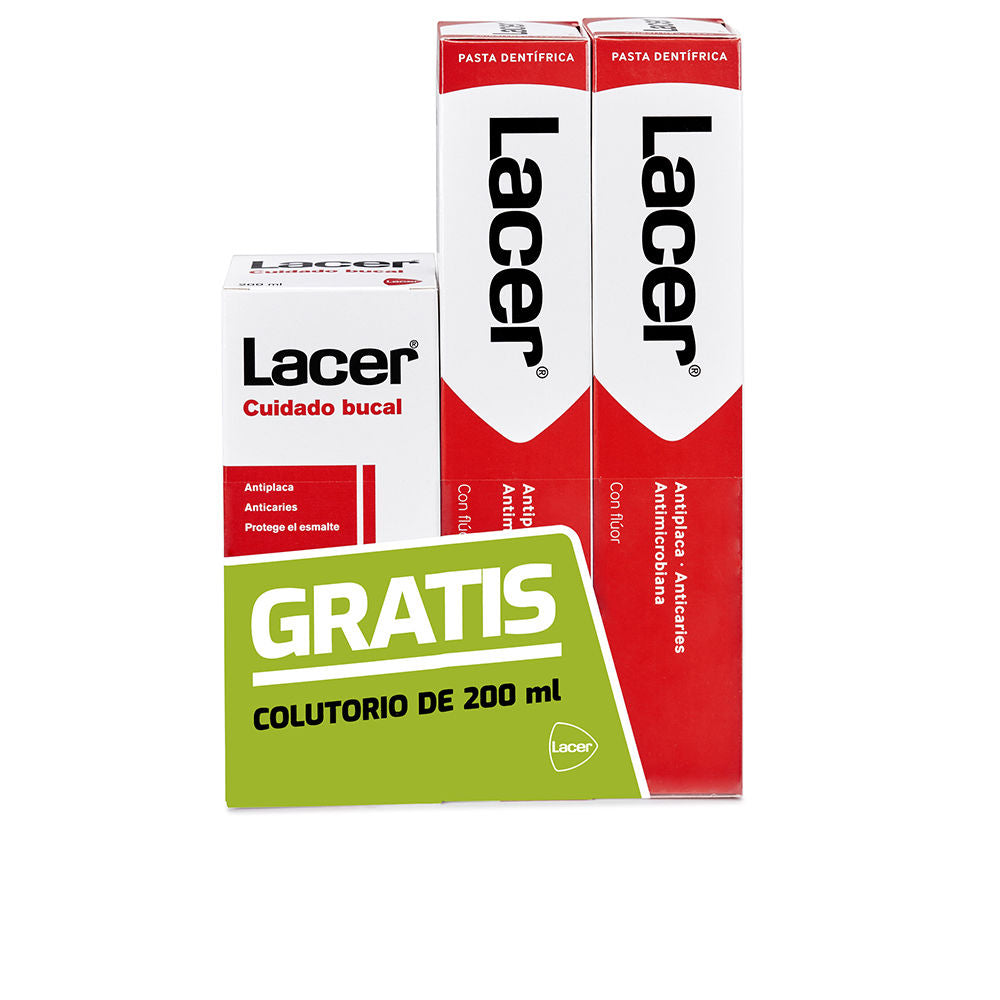 Lacer Daily Toothpaste Set with Mouthwash