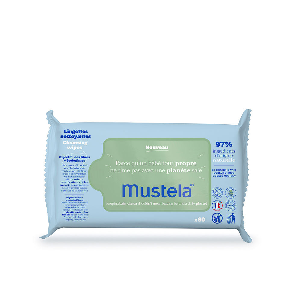 Mustela Baby-Child Avocado Cleansing Wipes x60