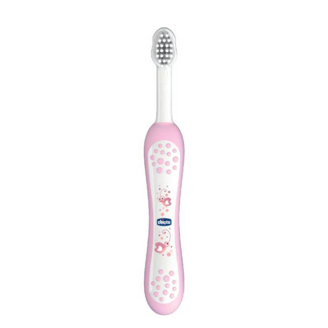 Chicco Escovas Dentes de Leite Rosa 6m+ 1unid