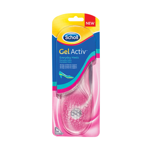 Dr Scholl GelActiv Palmilha Saltos Médios Altos Uso Diário 2unid