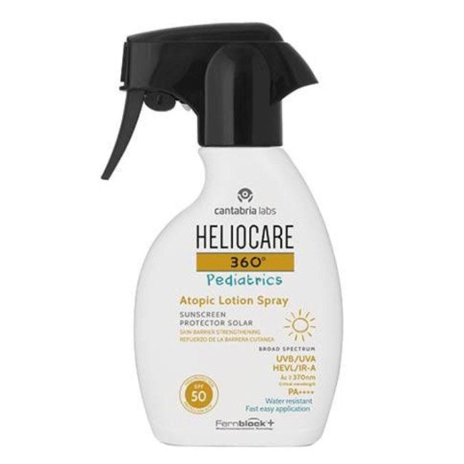 Heliocare 360º Pediatrics Atopic SPF50 Loção Spray Solar Infantil 250ml