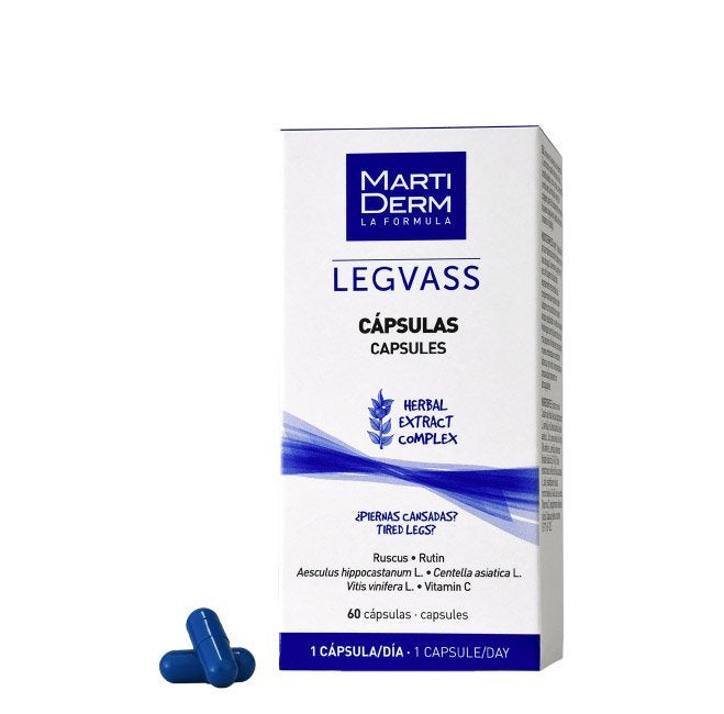 Martiderm Legvass Cápsulas Pernas Cansadas 60unid