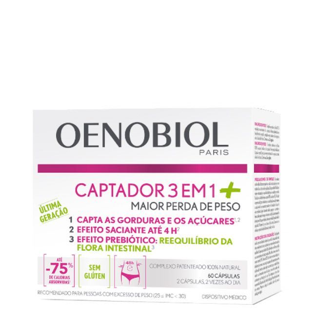 Oenobiol Captador 3-em-1 + Cápsulas x60