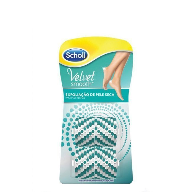 Dr Scholl Velvet Smooth Recargas Escovas Esfoliantes 2unid
