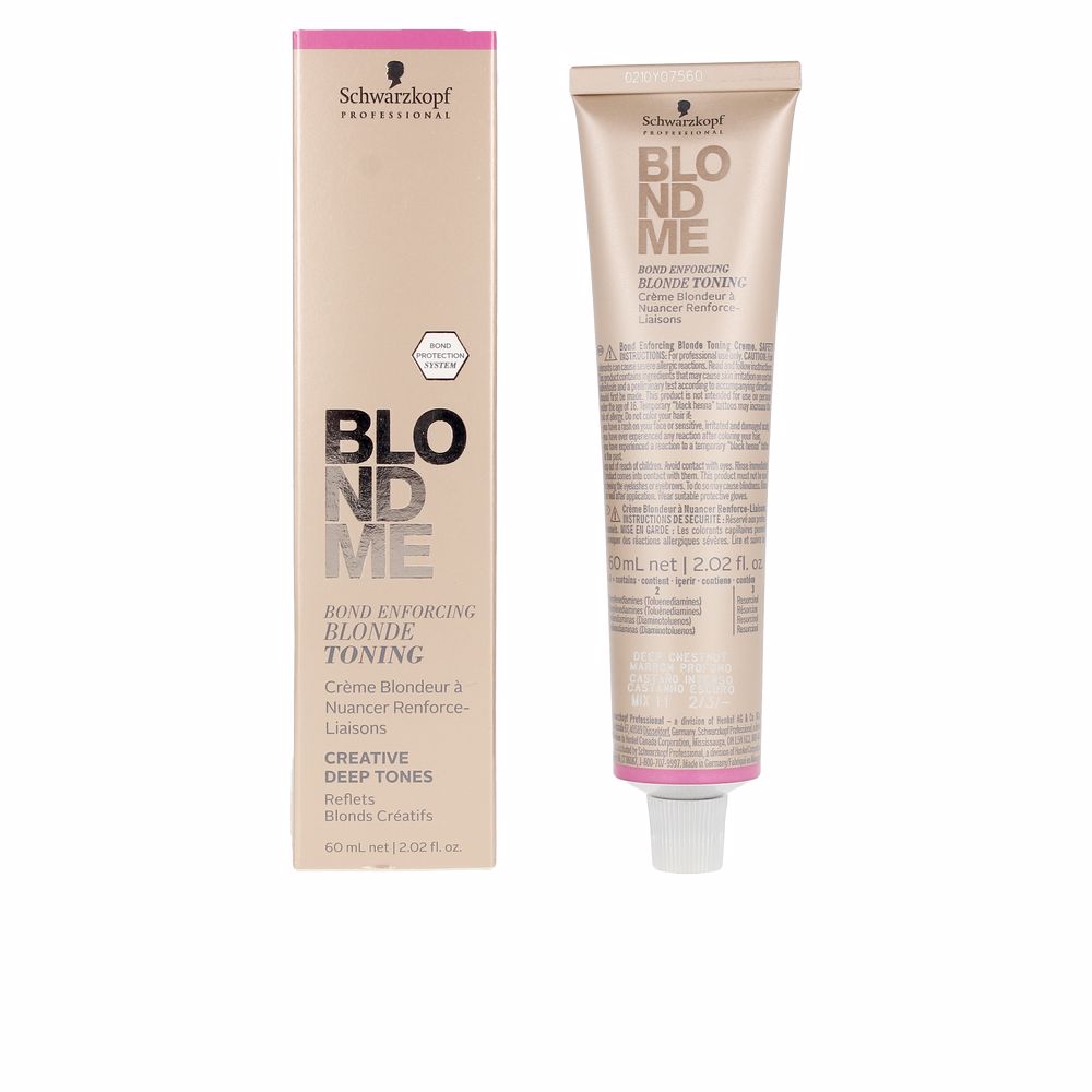 Schwarzkopf Blondme Creme Tonificante Louros Cor Deep Chestnut 60ml