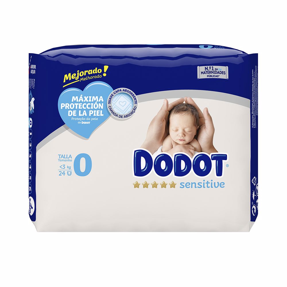 DODOT SENSITIVE RN Fraldas T0 menos 3 kg 24 unidades