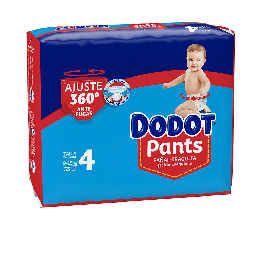 DODOT PANTS fraldas-cuecas T4 9-15 kg 33 un