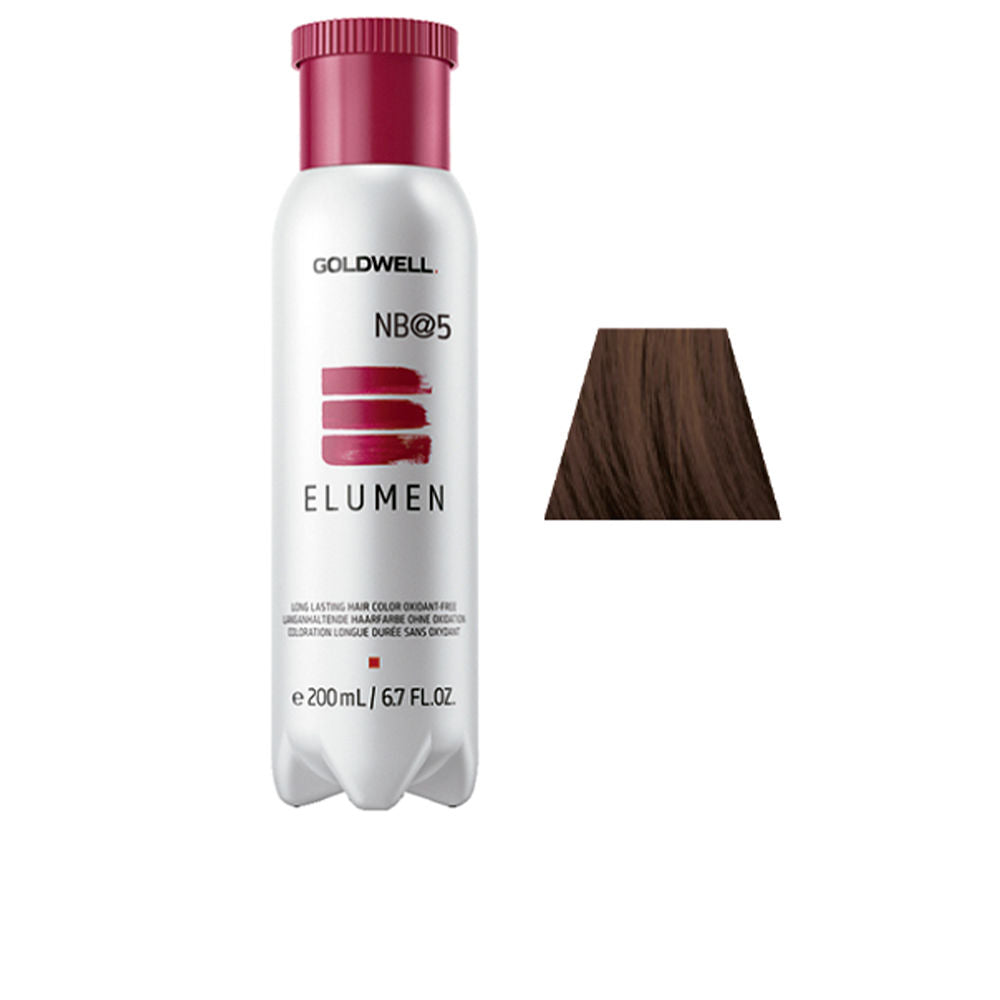 Tinte para el cabello de larga duración Goldwell Elumen n.° NB a 5, 200 ml