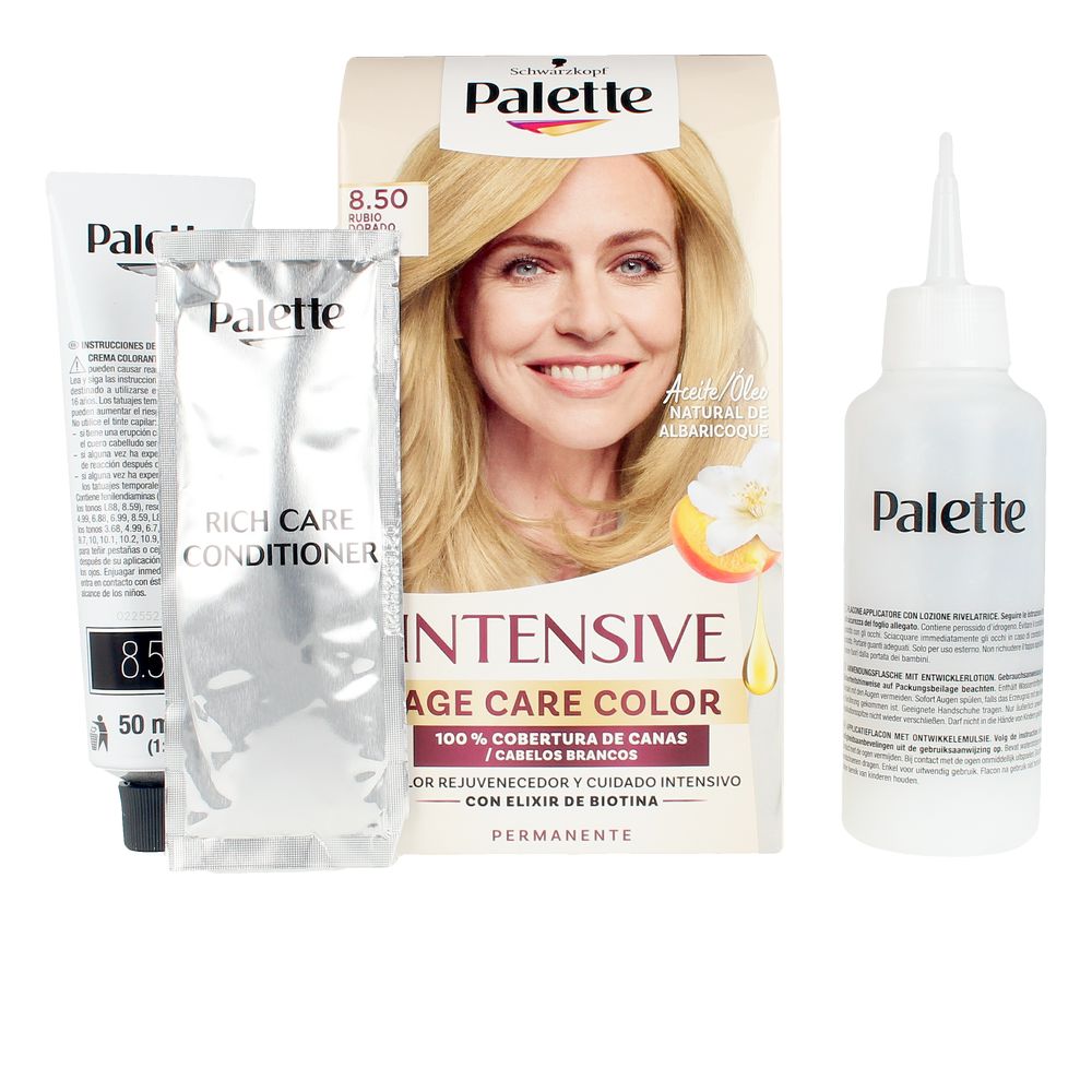 Schwarzkopf Palette Intensive Age Color Coloração Permanente Cor 8.50 Golden Blonde