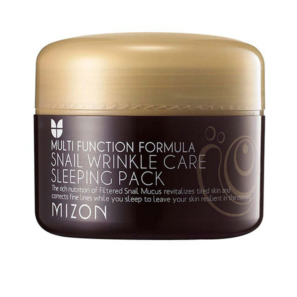 Mascarilla de noche antiarrugas Mizon con moco de caracol 80 ml