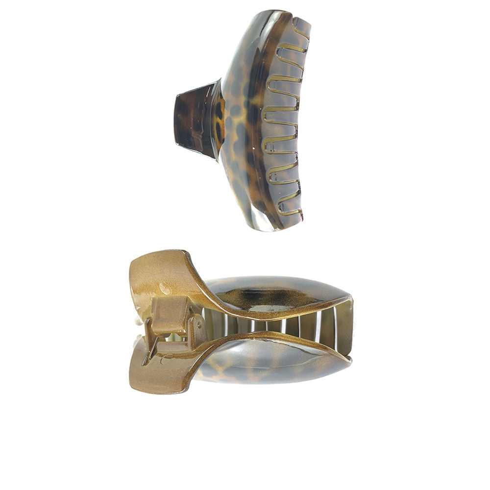 Inca Pinças Curvas Estampado Animal 2 unidades