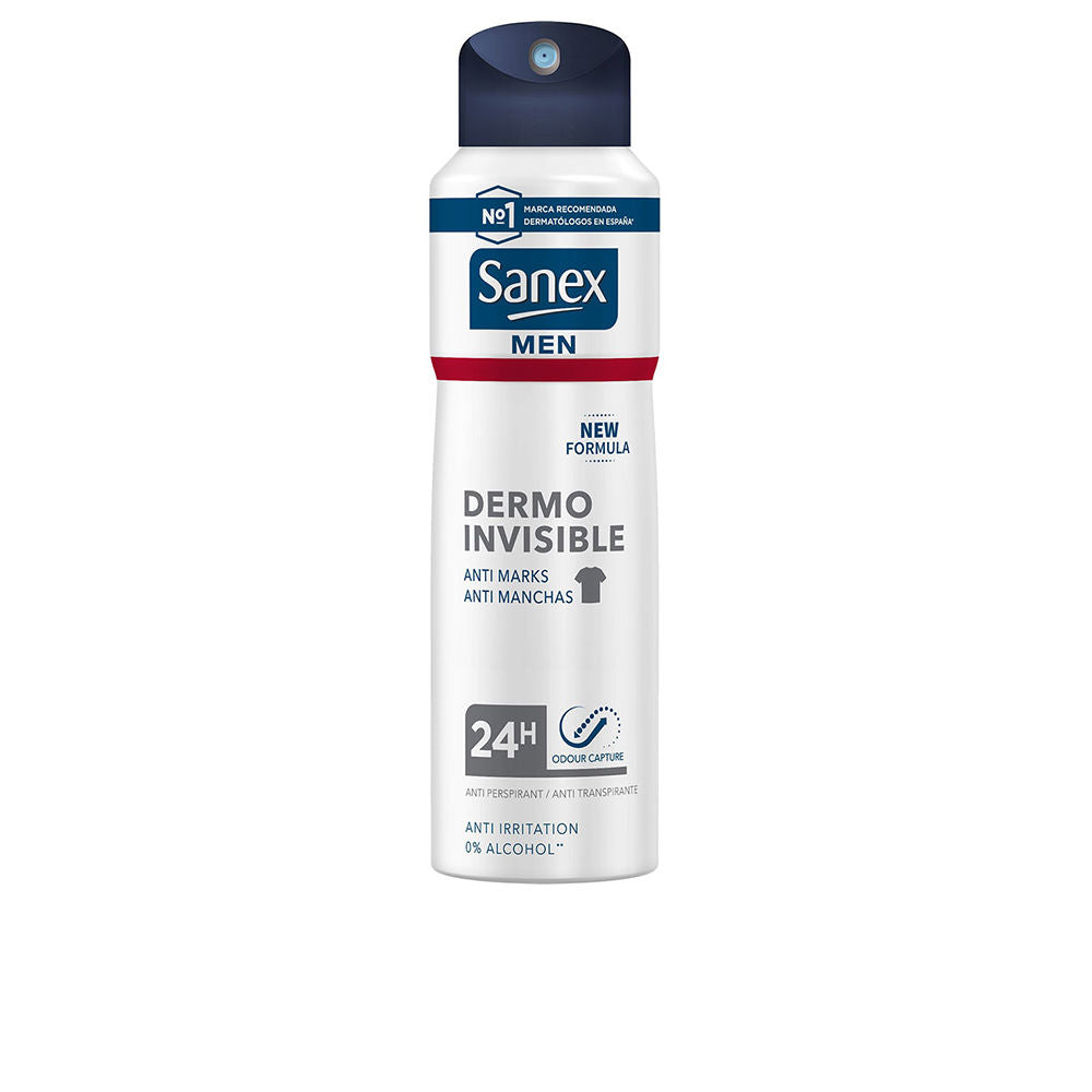 Sanex Men Dermo Invisible, Desodorante Spray Hombre, 200ml
