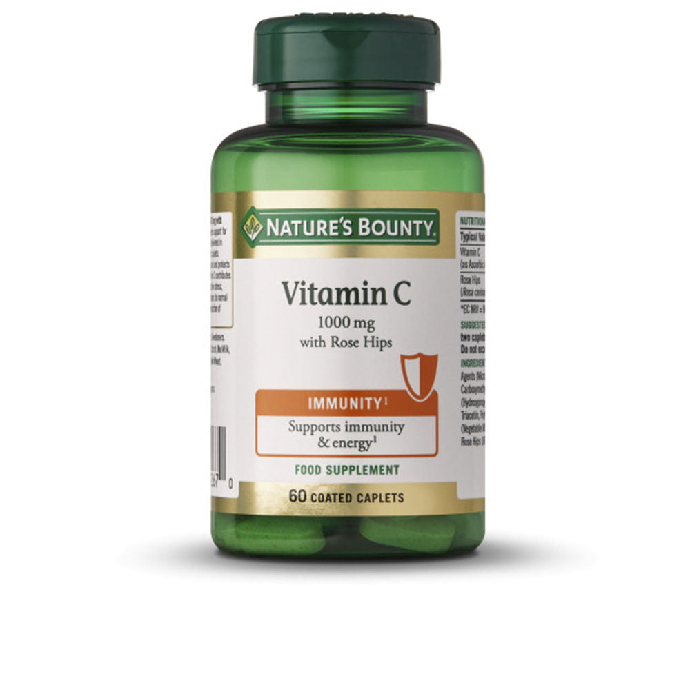 Natures Bounty Vitamina C 1000 mg com Roseira 60 Cápsulas Revestidas