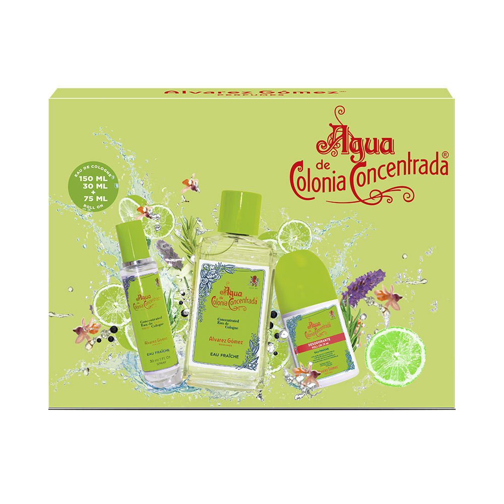 Alvarez Gomez Eau Fraiche Concentrated Eau de Cologne 3 pz