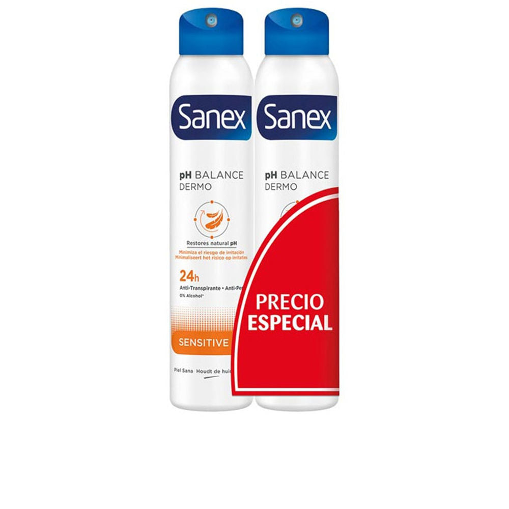 Sanex DERMO SENSITIVE Desodorizante Spray Lote 2 x 200 ml