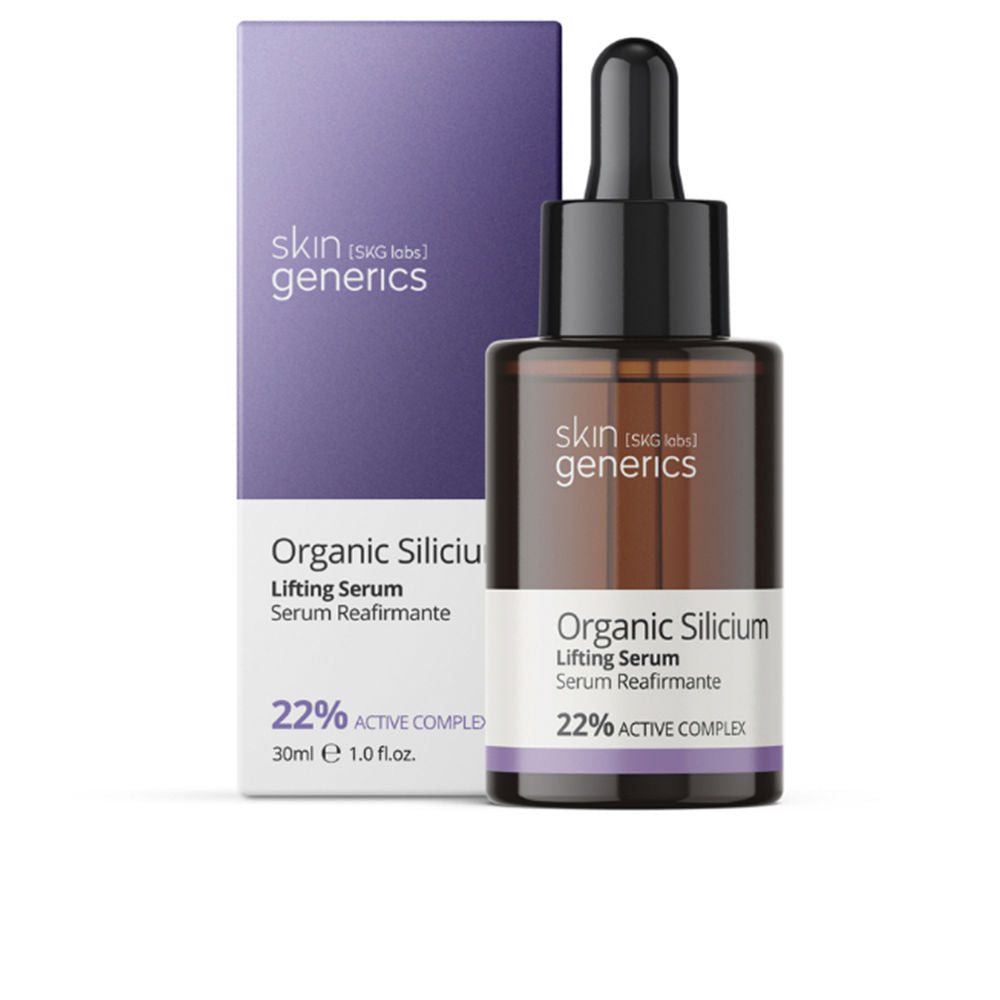 SKIN GENERICS - Sérum Reafirmante de Silicio, Hibisco y Algas Hawaianas - 30 ml - Ideal para Pieles Maduras - Reduce las Líneas de Expresión - Sin Parabenos y 100% Vegano