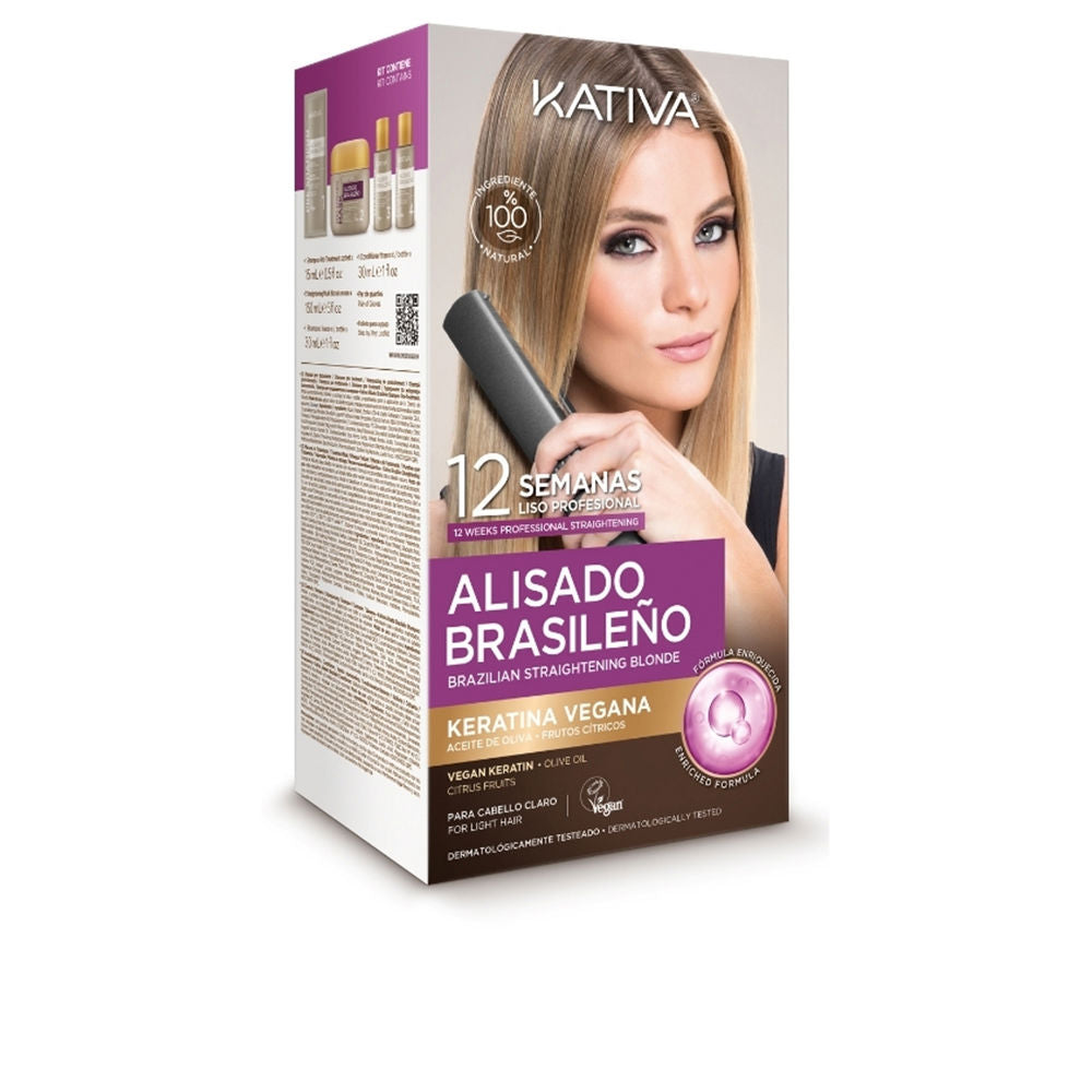 KATIVA PROFESSIONAL BRAZILIAN STRAIGHTENING PRO BLONDE 6 pcs