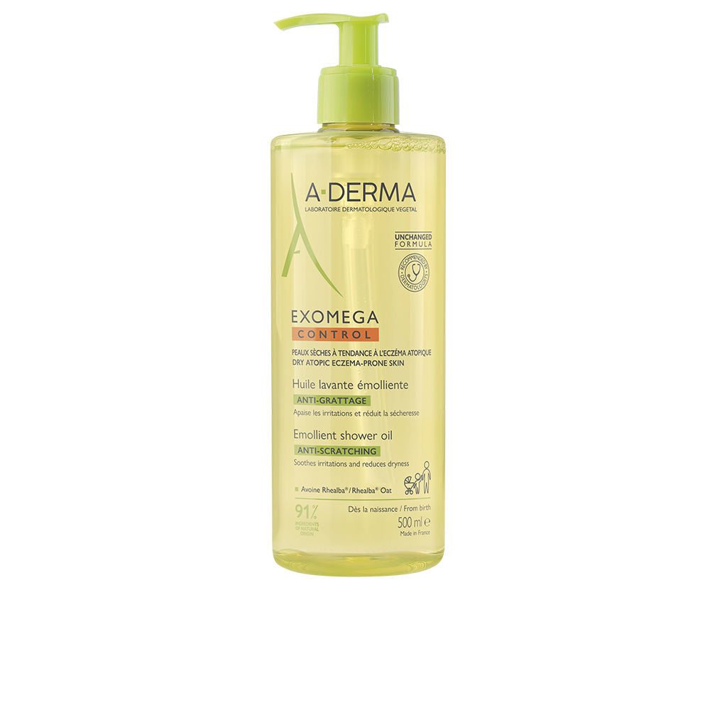 A-derma Exomega Control Óleo de Duche Emoliente 500 ml
