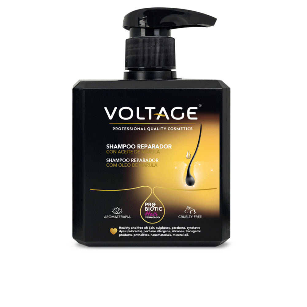Champú reparador con aceite de marula PREBIOTIC HAIR TECHNOLOGY de Voltage Cosmetics 500 ml