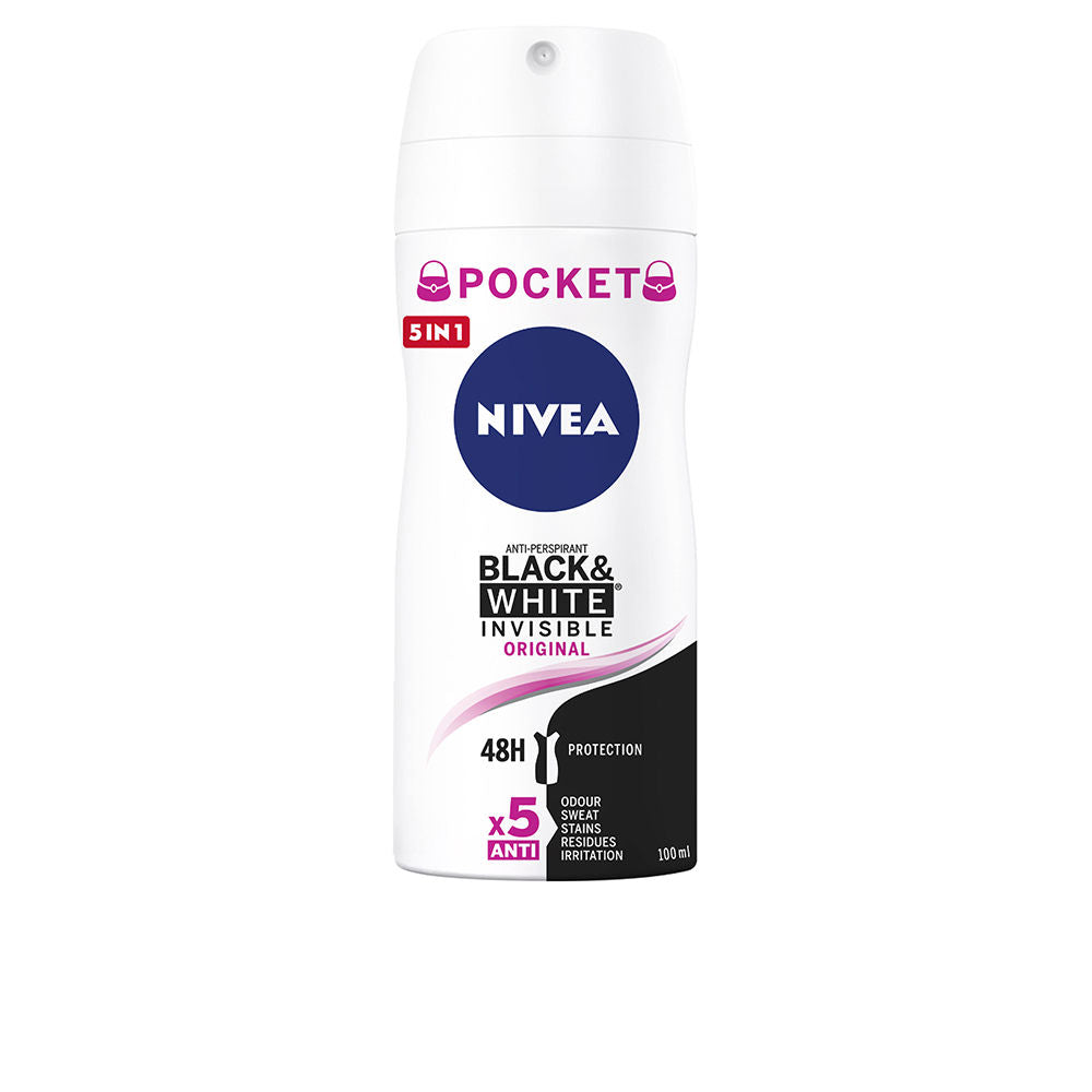 Nivea BLACK and WHITE INVISIBLE desodorizante vapo 100 ml