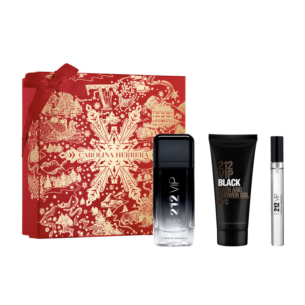 Carolina Herrera 212 VIP BLACK ESTOJO 3 pçs