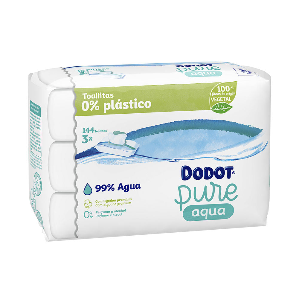 Dodot Pure Total Care Toalhitas 99% Água 144 Unidades