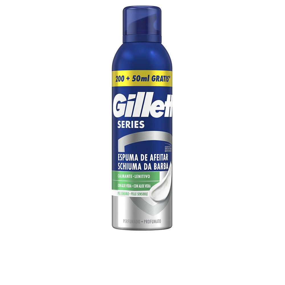 Gillette SERIES Espuma de Barbear Pele Sensível 250 ml