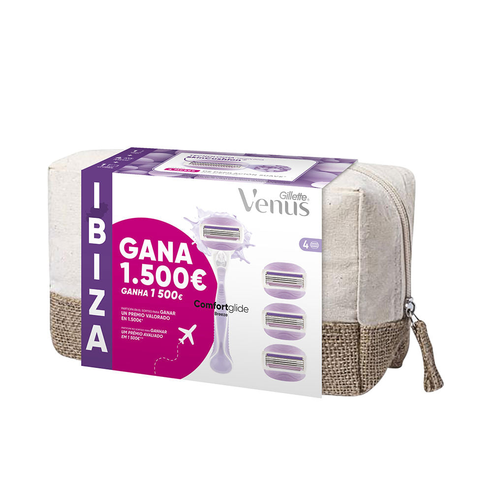 Gillette Venus BREEZE NECESER IBIZA Máquina + 4 recargas