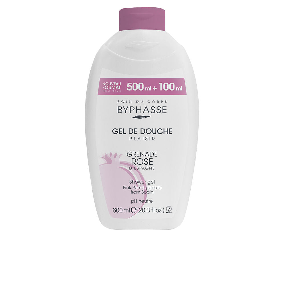 Byphasse Plaisir Gel de Duche Romã Rosa 600 ml