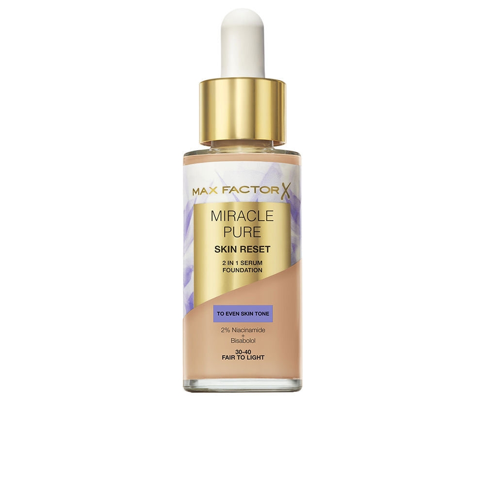 Max Factor Miracle Pure Base de Maquillaje Sérum 2 en 1 Tono 30 30ml