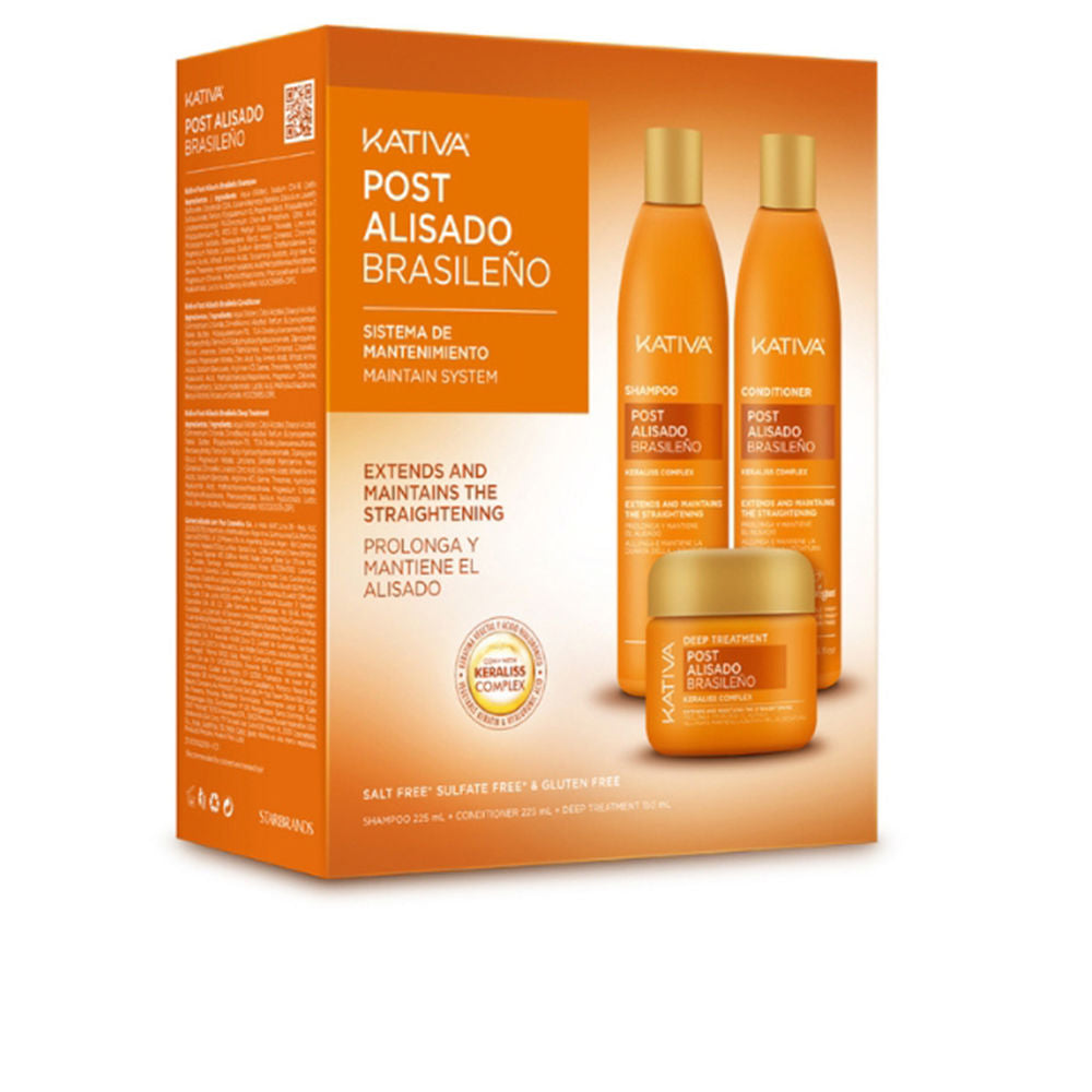 KATIVA PROFESSIONAL POST BRAZILIAN STRAIGHTENING 3 pcs