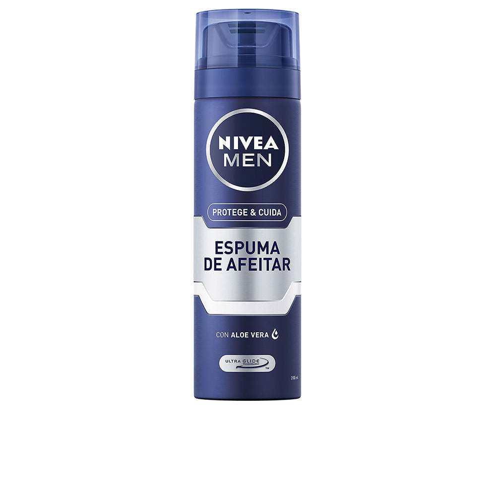 Nivea Men Espuma de Barbear PROTECTS and CARE 200 ml