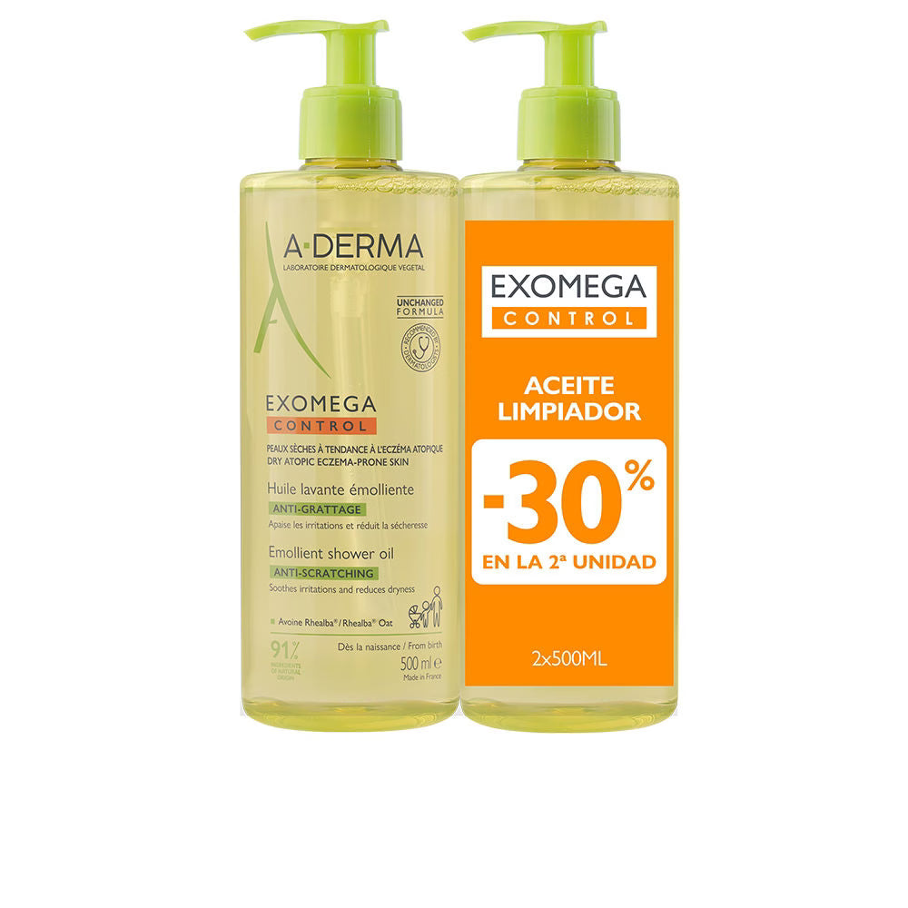 A-Derma Duo Exomega Control Óleo de Duche 2x500ml