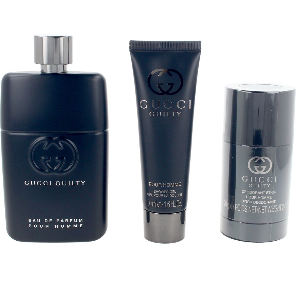 GUCCI GUILTY POUR HOMME CASE 3 unidades