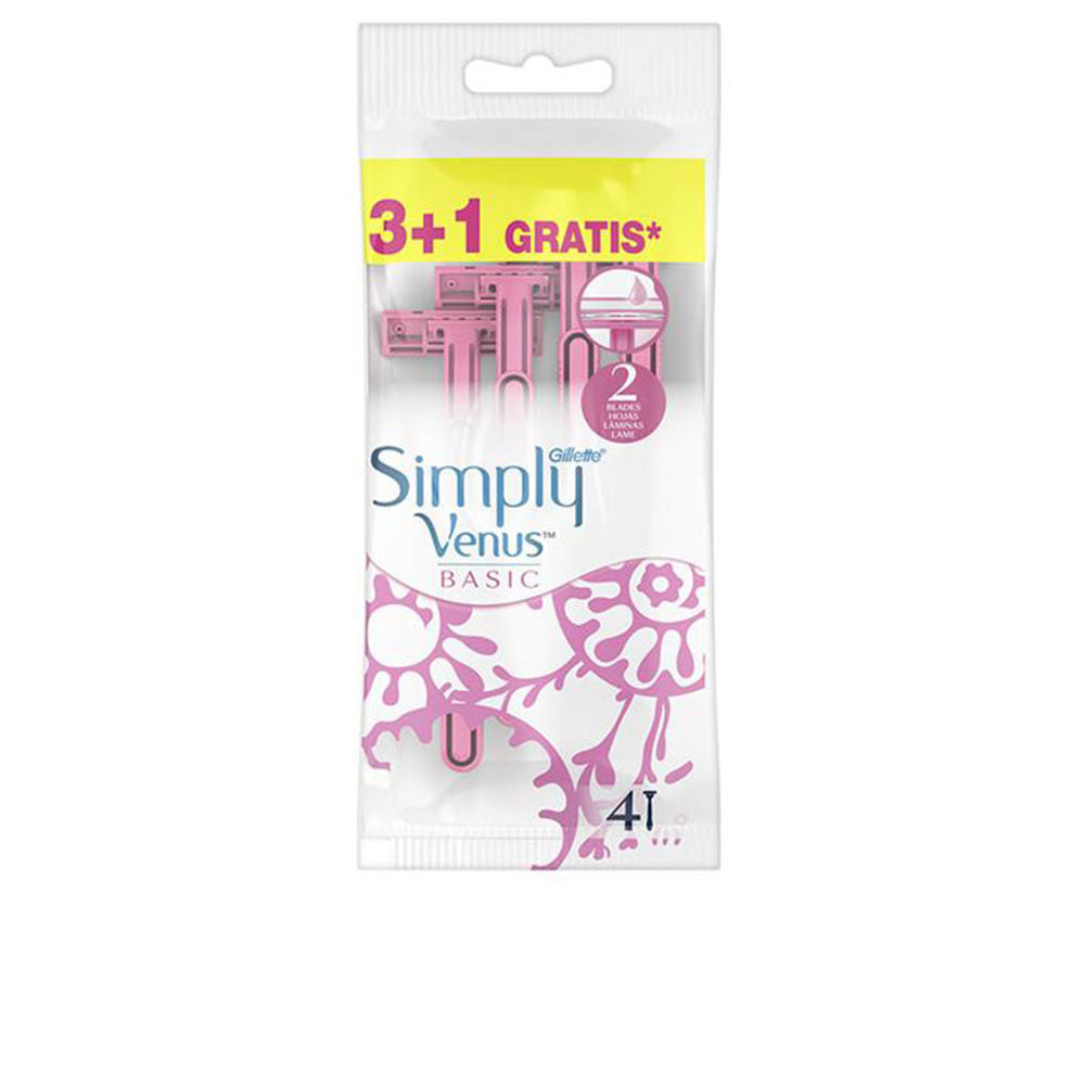Gillette Venus 2 SIMPLY BASIC Lâmina Descartável 4 unidades