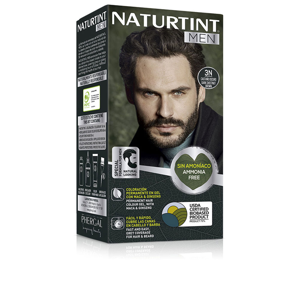 NATURTINT MEN #3 Castaño Oscuro 1 unidad