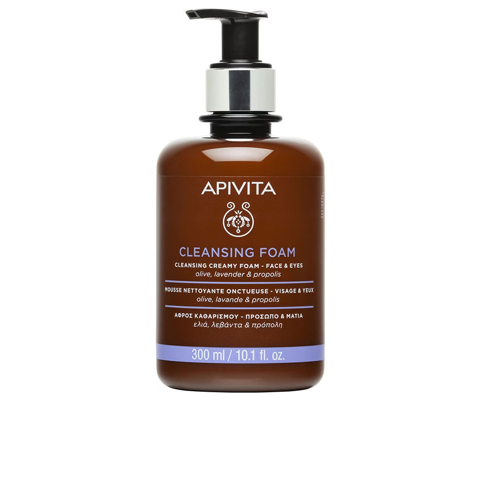 Apivita Mousse Nettoyante Visage et Yeux 300ml