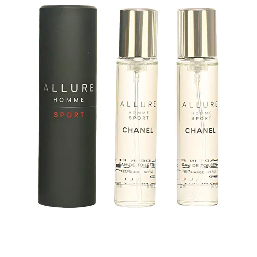 Chanel ALLURE HOMME SPORT spray viagem e duas recargas 3 x 20 ml