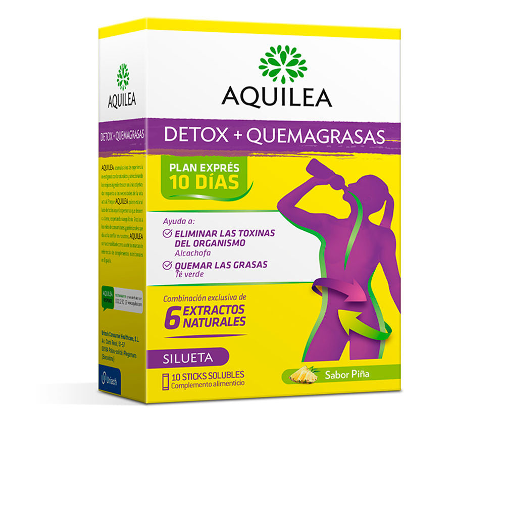 Aquilea Detox & Fat Burner 10 sobres bebibles