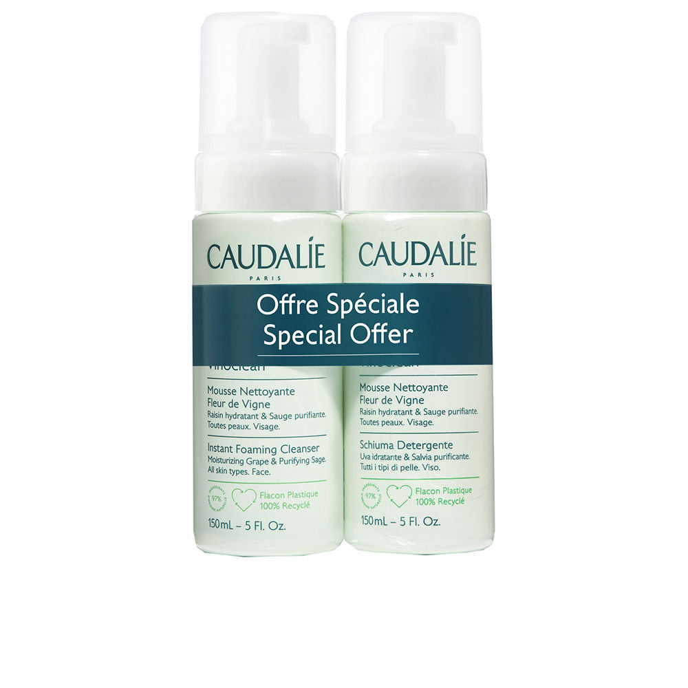 Caudalie Vinoclean Espuma de Limpeza Pack Duplo 2 x 150 ml