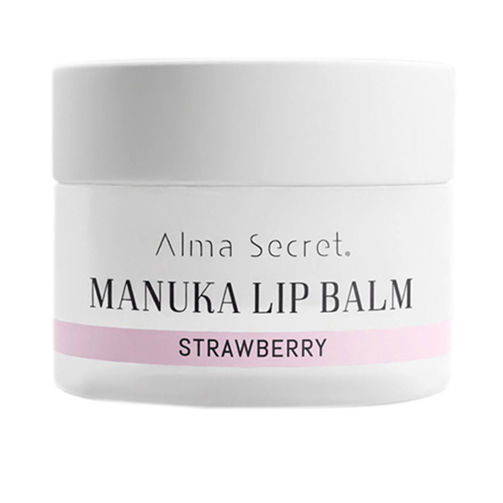 Alma Secret | Manuka Lip Balm Fresa | Bálsamo Labial Reparador con Miel de Manuka y Ácido Hialurónico | Hidratación, Nutrición y Reparación Intensiva | Labios Secos y Agrietados | 10ml