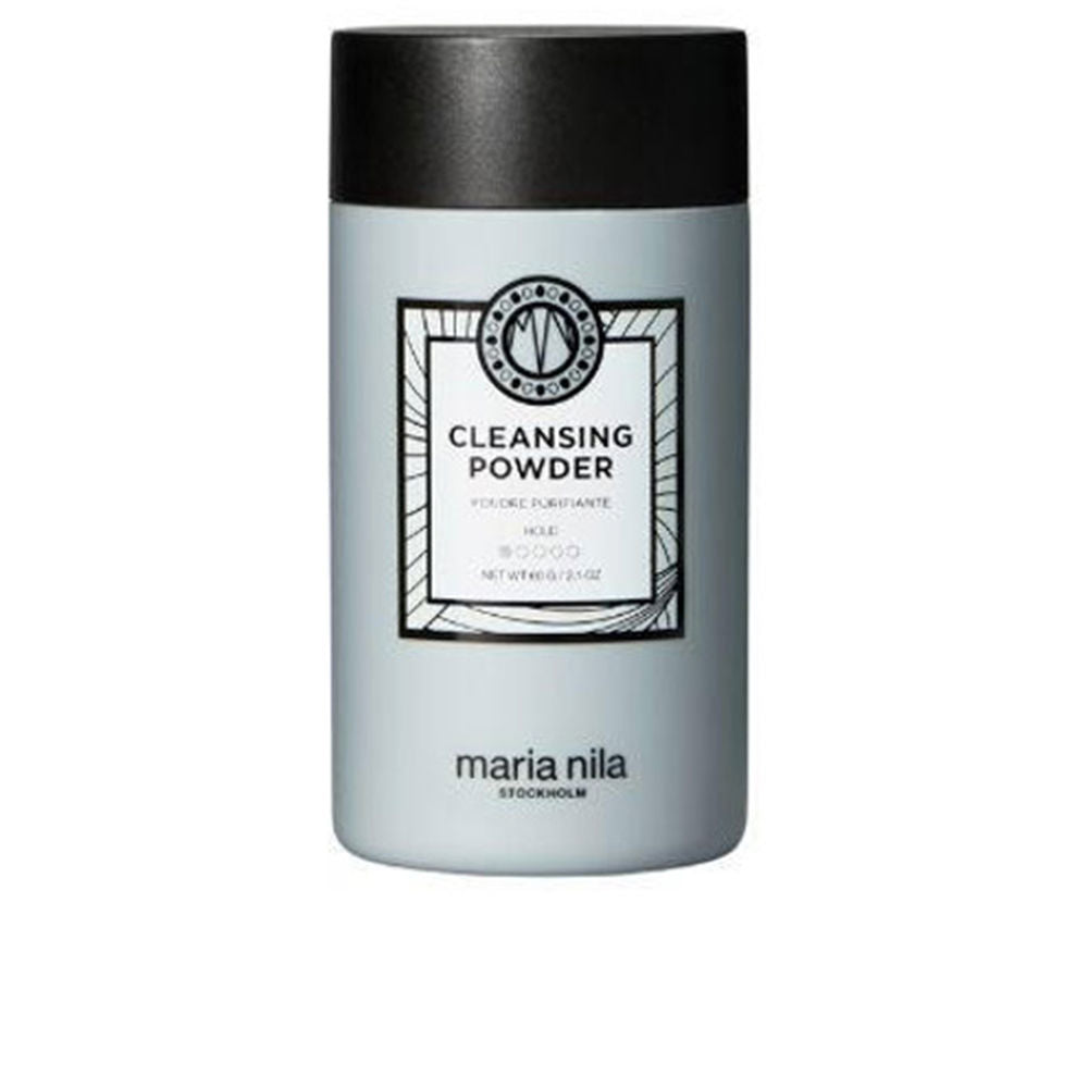 Maria Nila Cleansing Powder, 60 g, refresca el cabello y el cuero cabelludo, absorbe grasas, aceites y residuos de productos, 100% vegano y libre de sulfatos/parabenos