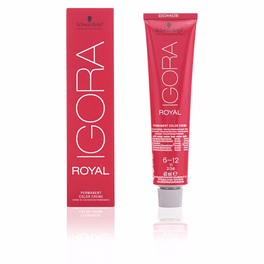 Schwarzkopf Igora Royal Coloração Permanente Cor 6-12