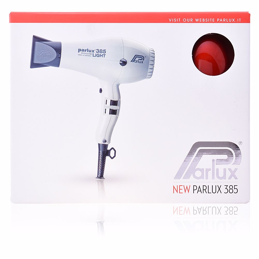 Parlux Secador de Cabelo 385 powerlight iónico e cerâmica vermelho 1 unidade